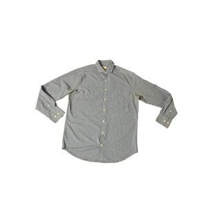 Peter Millar Blue Checkered Button Down Shirt Size Medium in good condition.